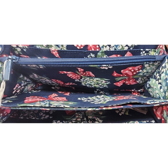 NWT Vera Bradley Rose Toile RFID Accordion Wristlet Wallet Clutch 8"x4" MSRP $70 - Picture 7 of 13